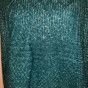 Faded glory teal with silver details